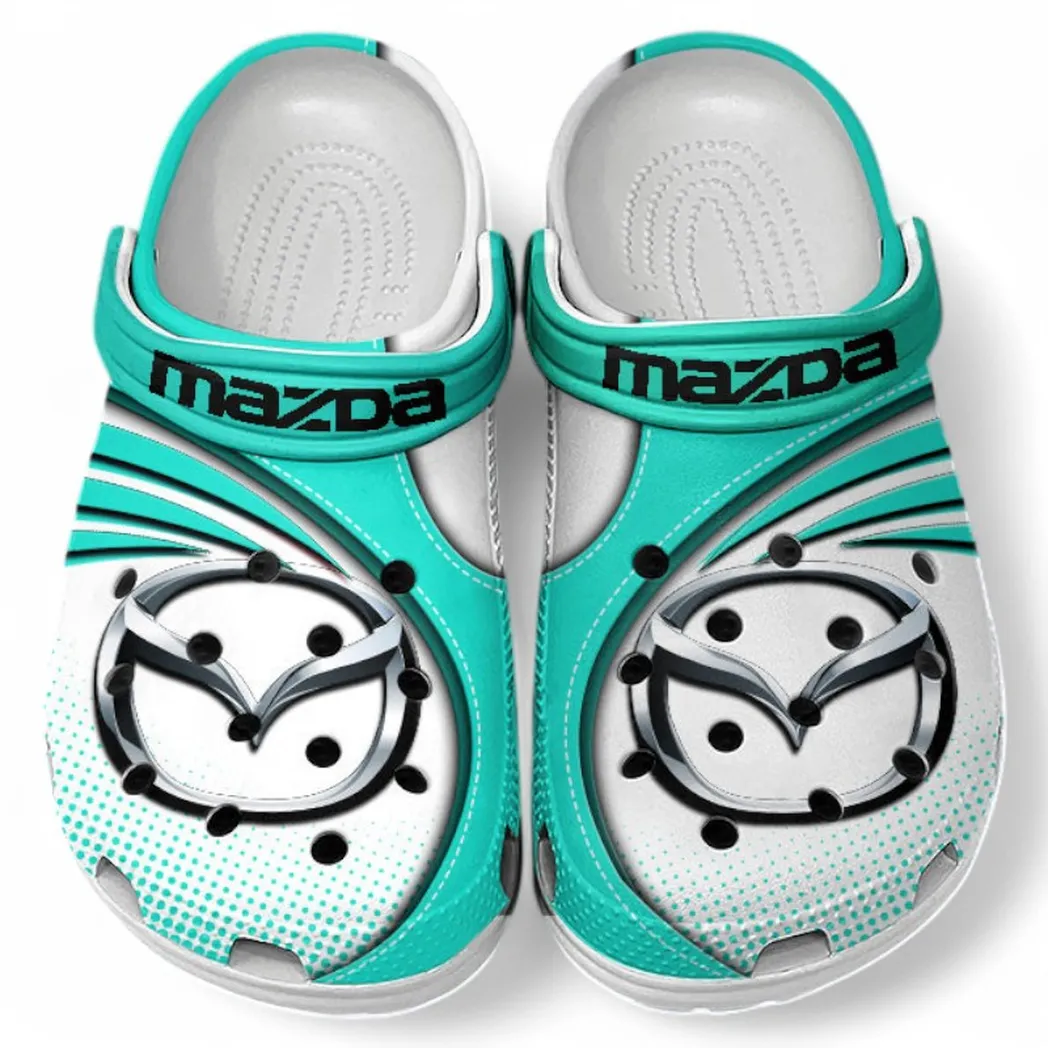 mazda crocs sandals for men women gift for mazda fan car181031525726 cyan fu9g0