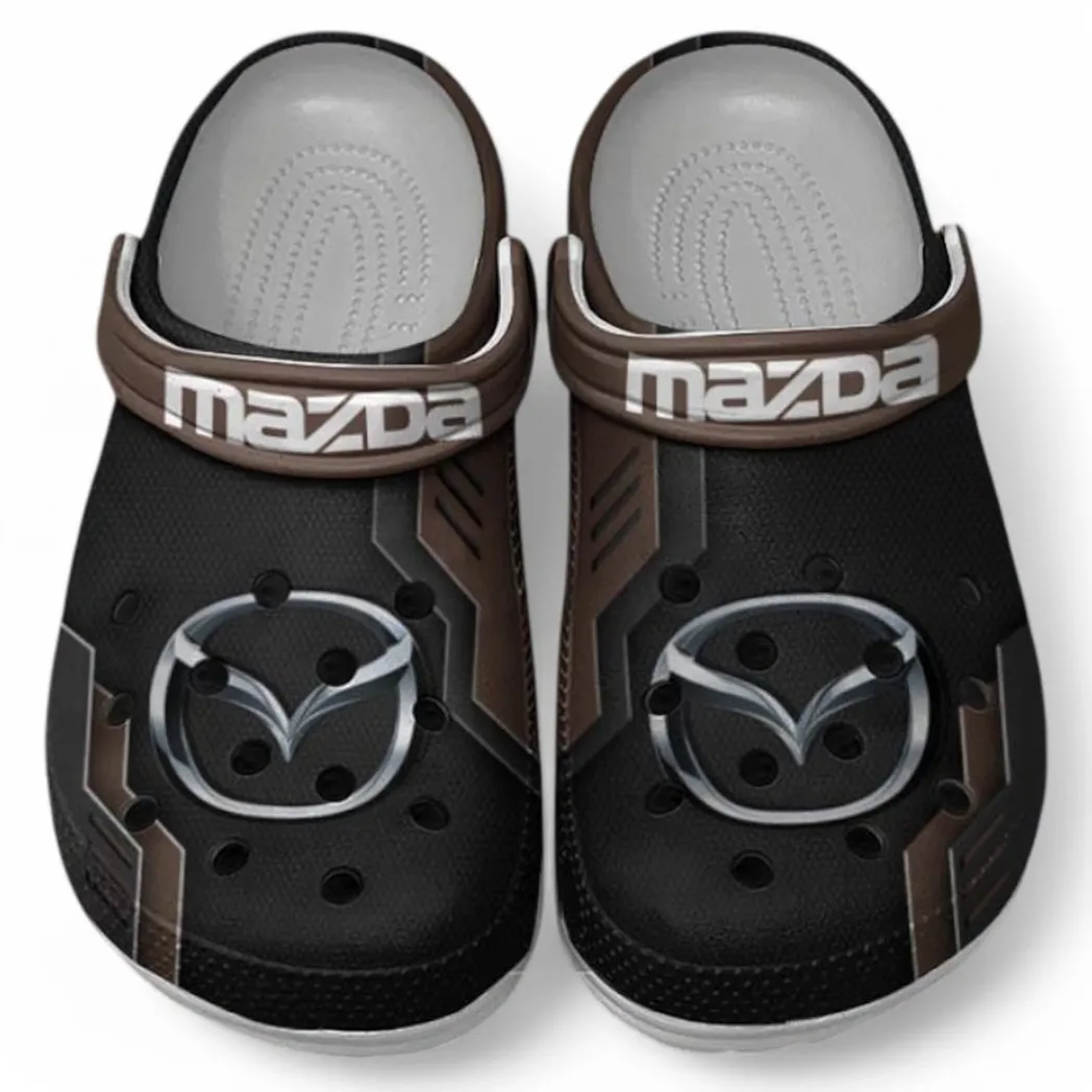 Mazda Crocs Shoes, Clogs Men Women, Gift For Mazda Fan CAR185031525237 - Brown