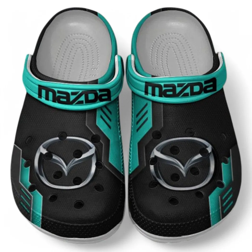 Mazda Crocs Shoes, Clogs Men Women, Gift For Mazda Fan CAR185031525237 - Cyan