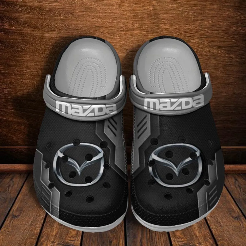 mazda crocs shoes clogs men women gift for mazda fan car185031525237 gray