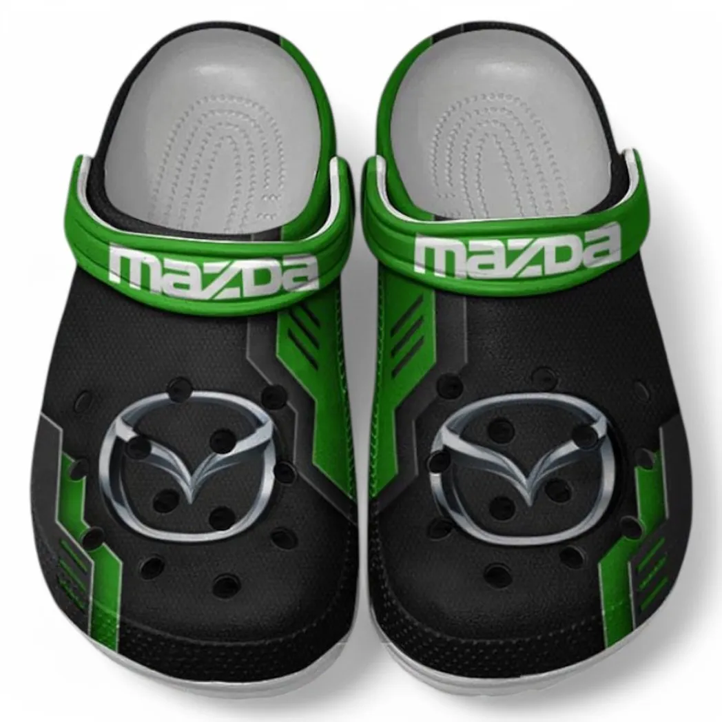 Mazda Crocs Shoes, Clogs Men Women, Gift For Mazda Fan CAR185031525237 - Green