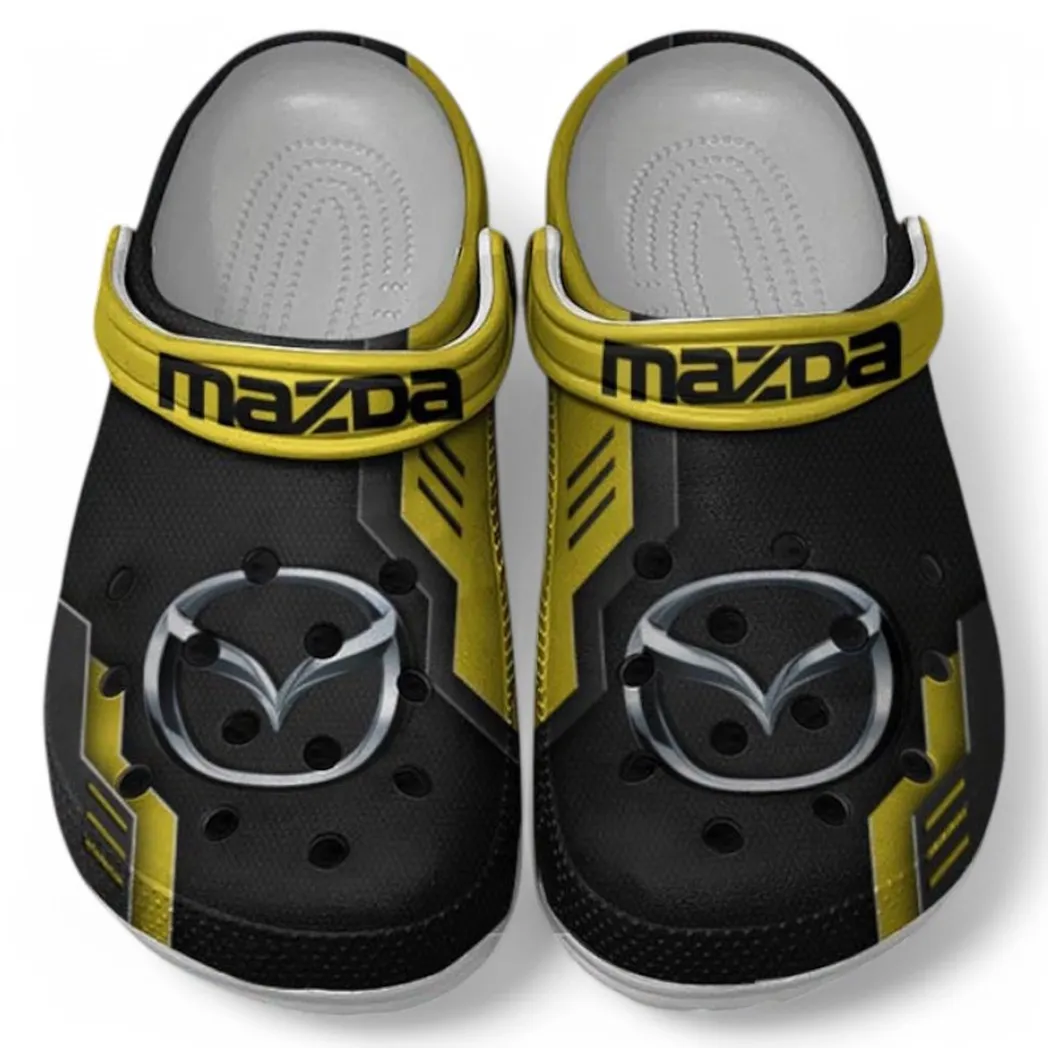 mazda crocs shoes clogs men women gift for mazda fan car185031525237 yellow gmskg
