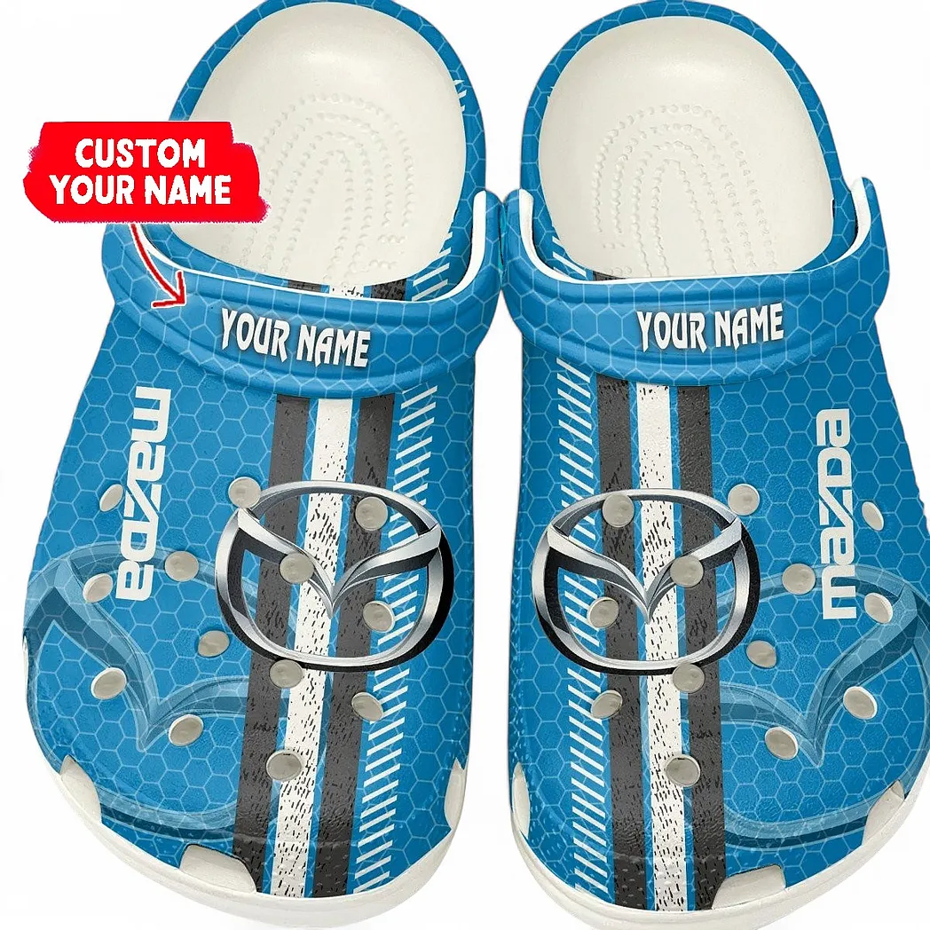 mazda crocs shoes gift for mazda lovers birthday gift for husband boyfriend car82022025624 white smyau