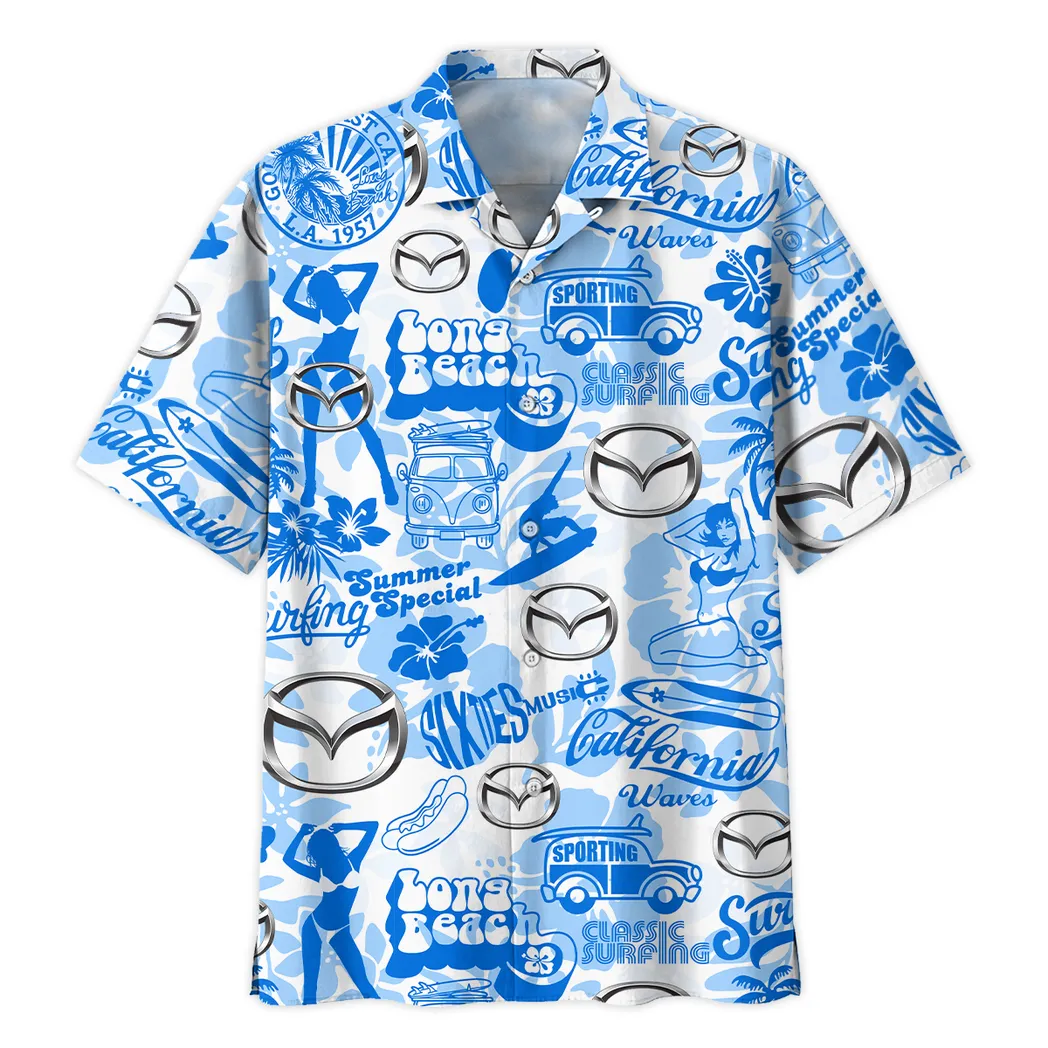mazda hawaiian shirt for men gift for mazda lovers car201030725590 b80qz