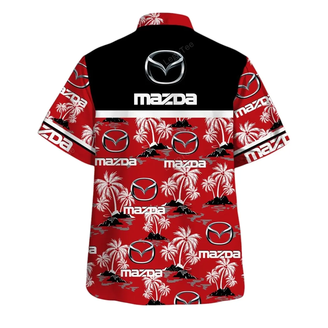 mazda hawaiian shirt set for men gift for mazda lovers gift for him husband boyfriend car144021125490 1 1mzoe