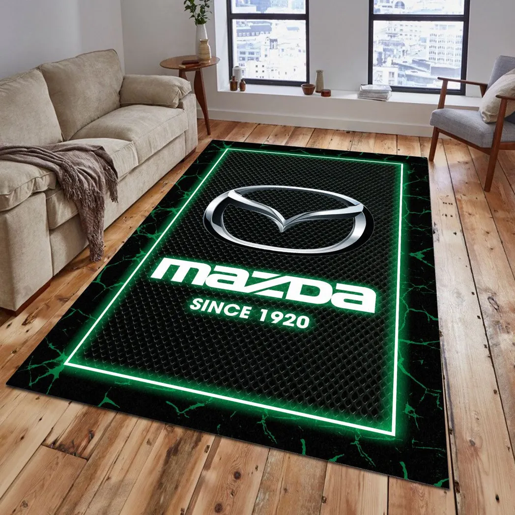 mazda rug gift for mazda lovers gift for him husband boyfriend car5202192550 green iyaac