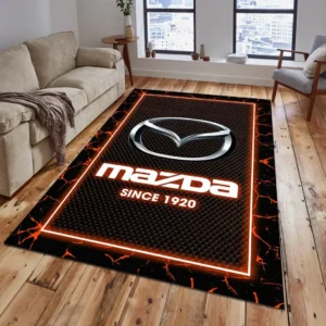 Mazda Rug, All Over Print Carpet For Mazda Lovers CAR5202192550 - Orange