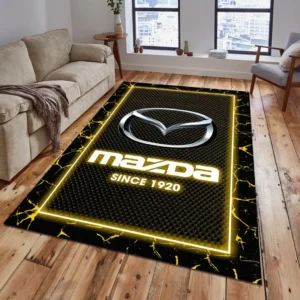 Mazda Rug, All Over Print Carpet For Mazda Lovers CAR5202192550 - Yellow