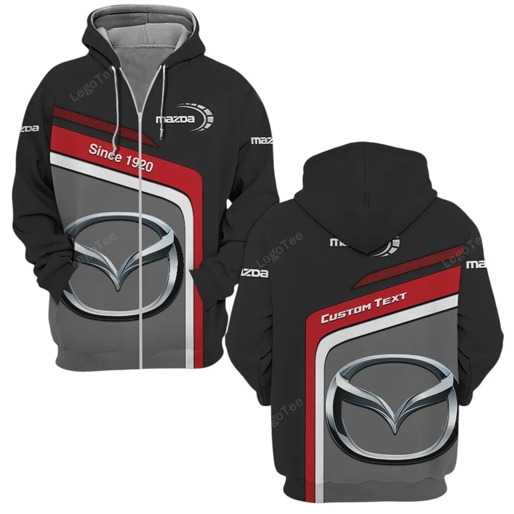 Mazda Zipper Hoodie, Gift For Mazda Lovers, Gift For Him, Husband, Boyfriend CAR11103032547