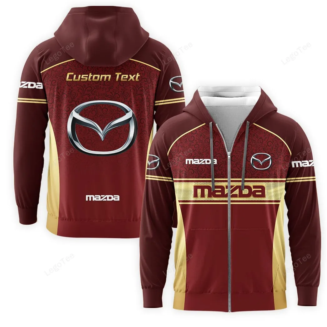 mazda zipper hoodie gift for mazda lovers gift for him husband boyfriend car137021325951 6 pycm9