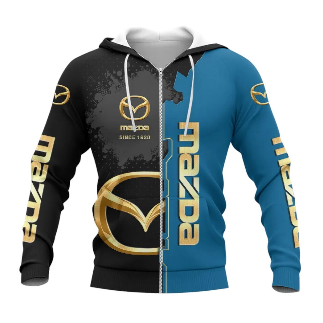 mazda zipper hoodie gift for mazda lovers gift for him husband boyfriend car44021725057 3 562lz
