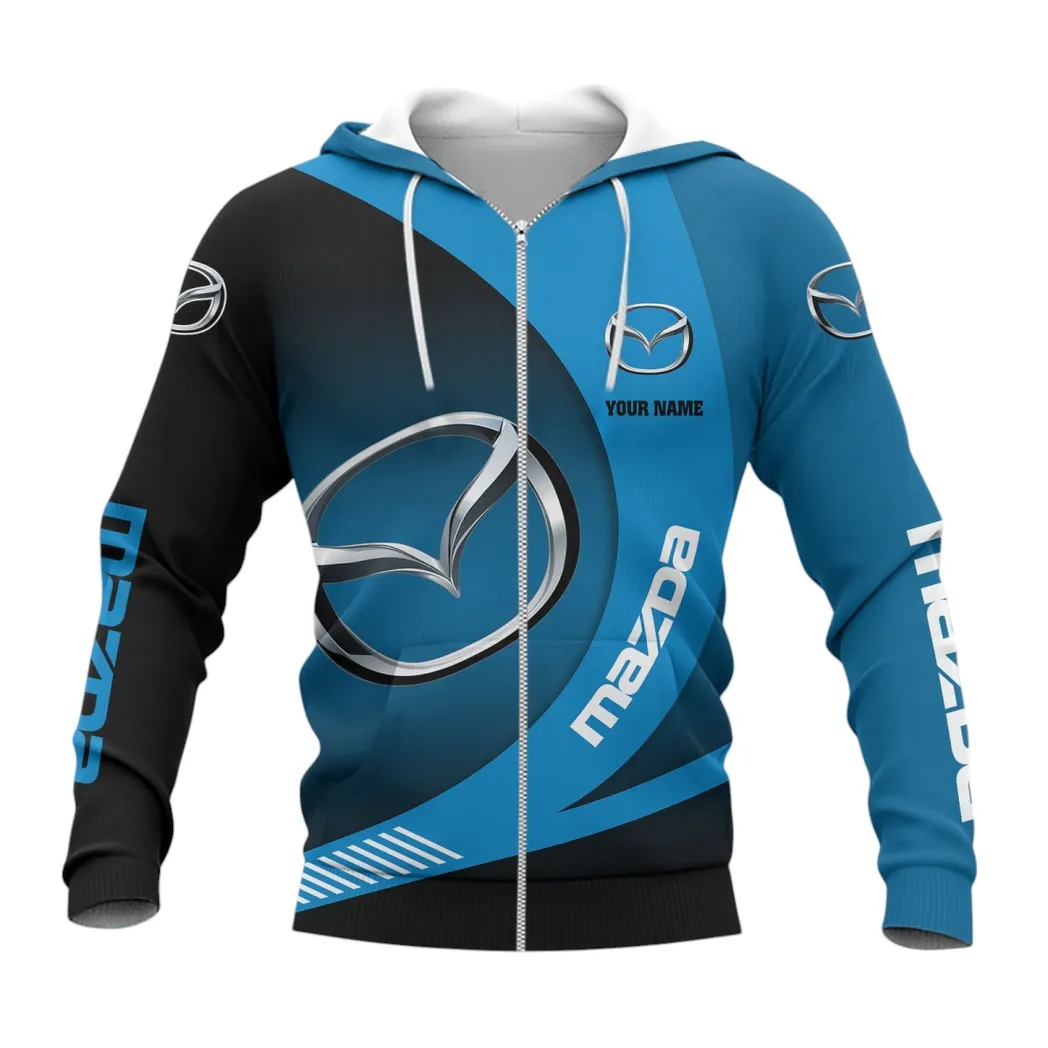 mazda zipper hoodie gift for mazda lovers gift for him husband boyfriend car7402222543 hw8dc