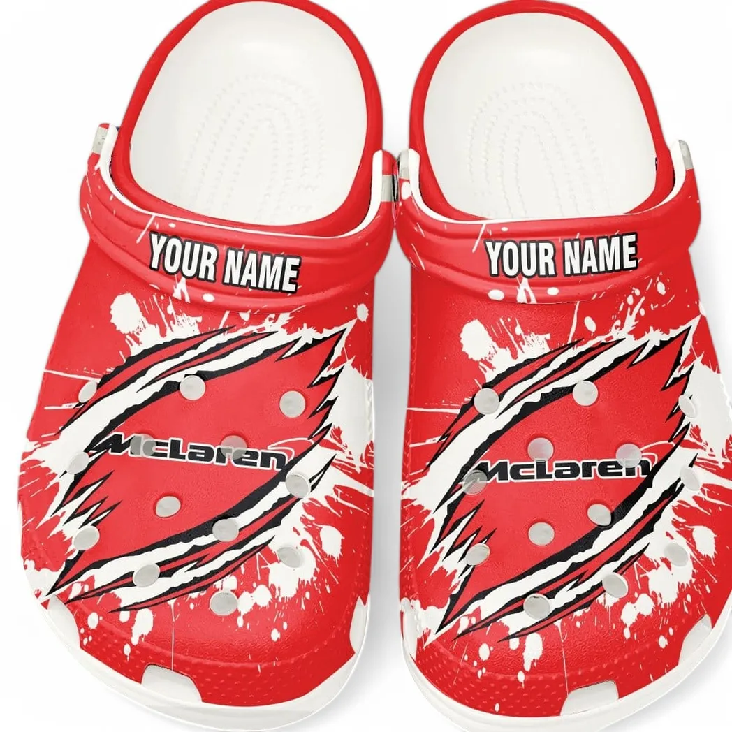 mclaren crocs gift for mclaren lovers gift for him husband boyfriend car5602192553 white jpwmb