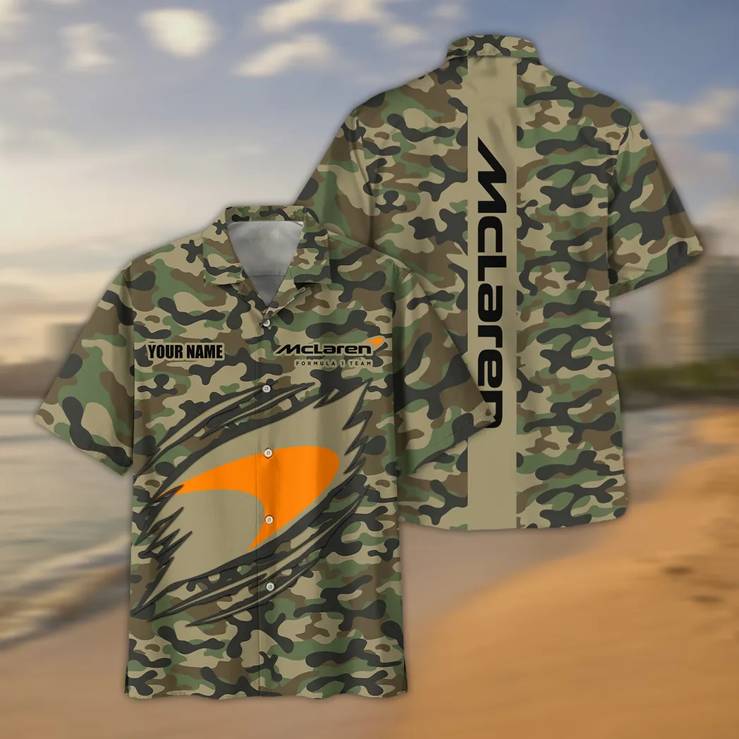 McLaren F1 Hawaiian Shirt Style Camo Oversized Hawaiian CAR210040825753