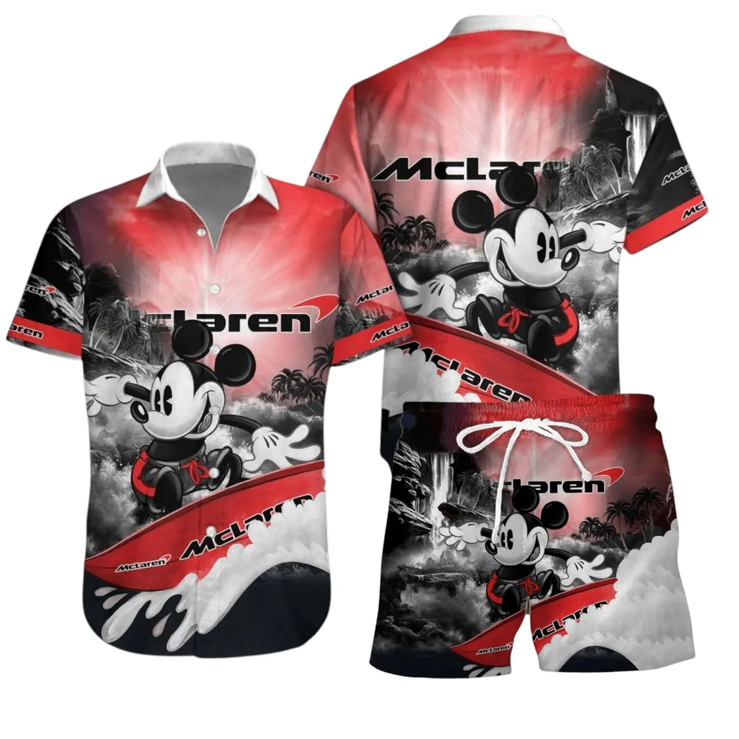 McLaren Hawaiian Shirt Set, Gift For McLaren Lovers, Gift For Him, Husband, Boyfriend CAR53030625077