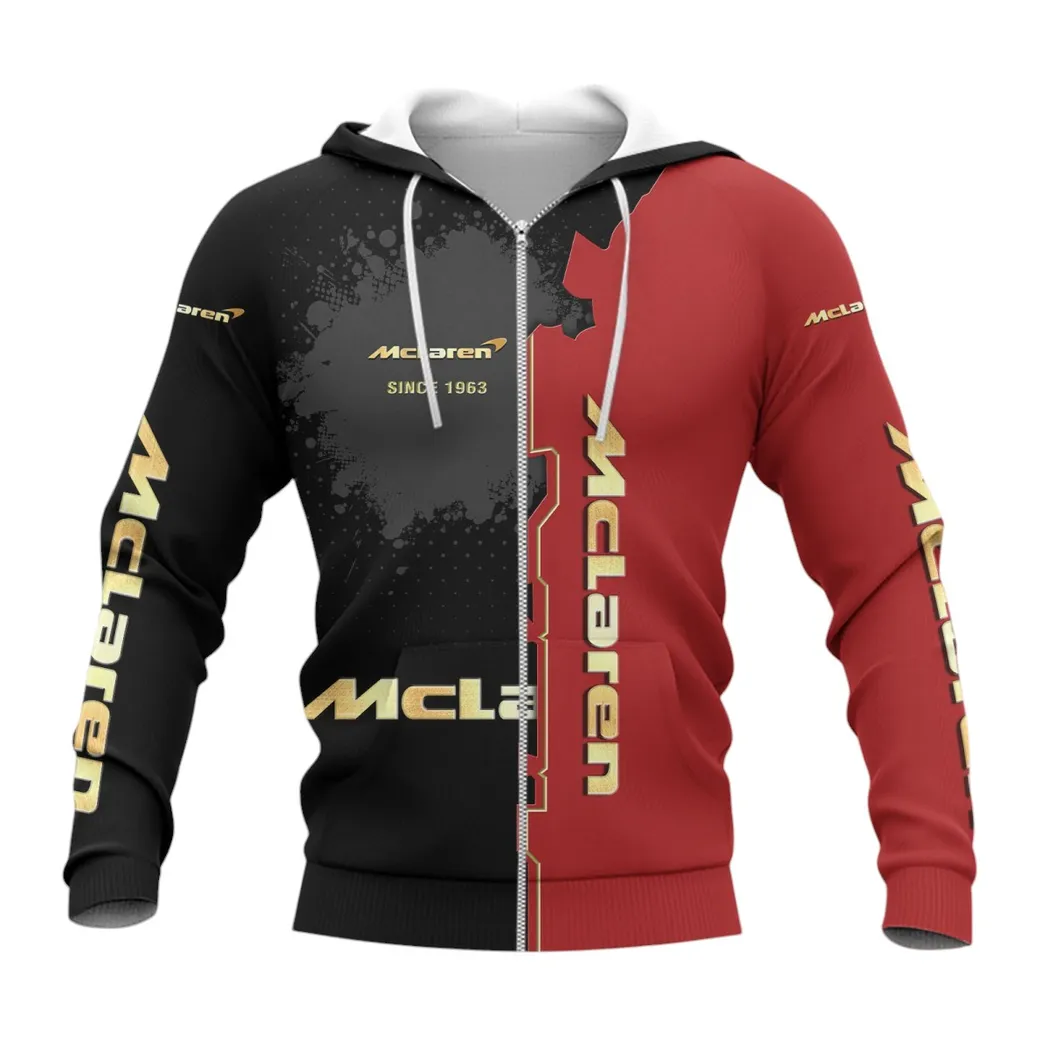McLaren Zipper Hoodie, Gift For McLaren Lovers, Gift For Him, Husband, Boyfriend CAR44021725058-3