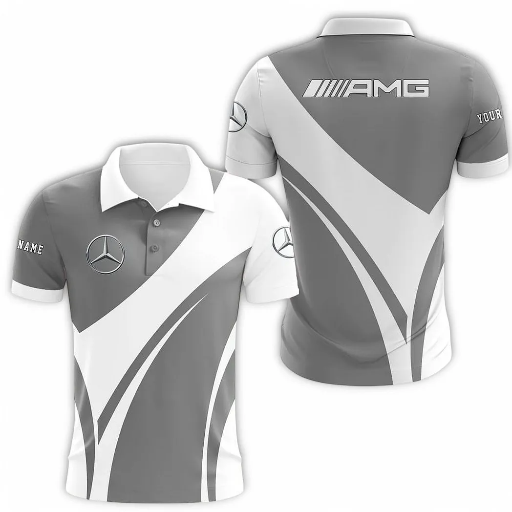 mercedes amg custom polo shirt gift for men him husband boyfriend car73021525678 2 znd4u