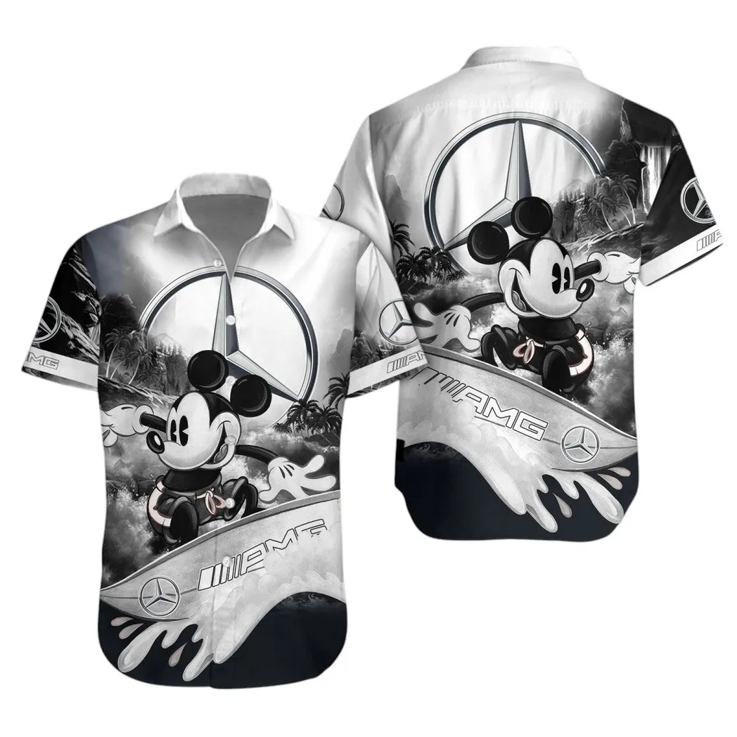 mercedes amg hawaiian shirt for men gift for mercedes amg lovers gift for him husband boyfriend car53030625078 tbvao
