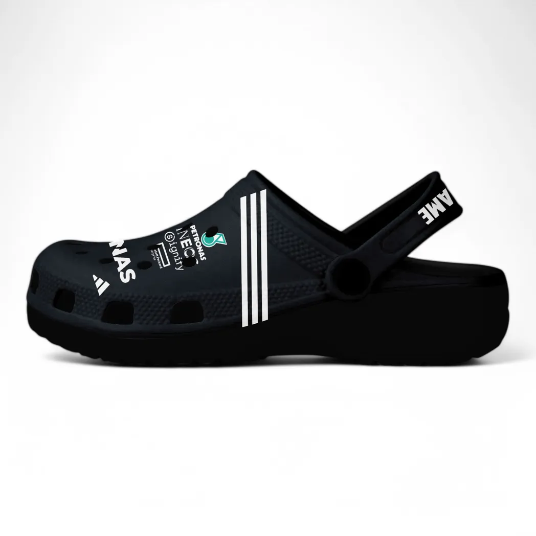mercedes amg petronas crocs all over print crocs mercedes amg petronas black car41704092504 ddnkp