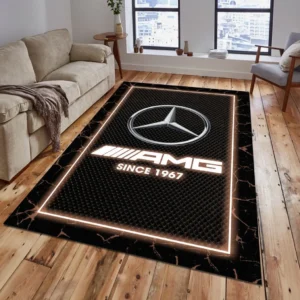 Mercedes AMG Rug, All Over Print Carpet For Mercedes AMG Lovers CAR5202192552 - Brown