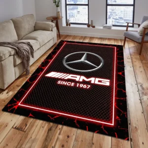 Mercedes AMG Rug, All Over Print Carpet For Mercedes AMG Lovers CAR5202192552 - Red