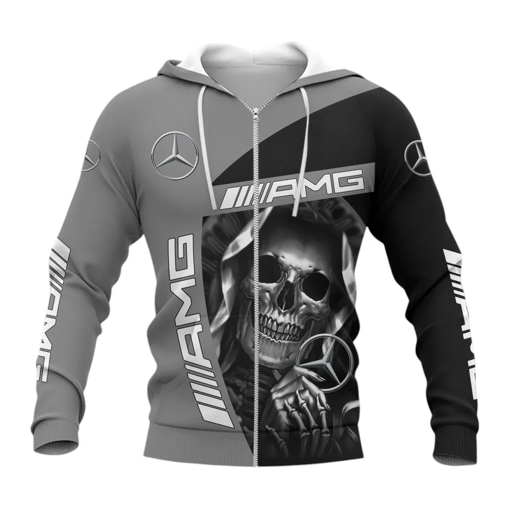 mercedes amg zipper hoodie gift for mercedes amg lovers gift for him husband boyfriend car6702212502 p7o5f