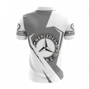 mercedes amg zipper polo shirt for men gift for mercedes amg fan car68022125920 j7krn