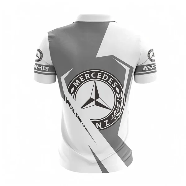 mercedes amg zipper polo shirt for men gift for mercedes amg fan car68022125920 j7krn