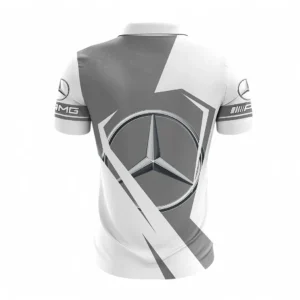 mercedes amg zipper polo shirt for men gift for mercedes amg fan car68022125955 qk776
