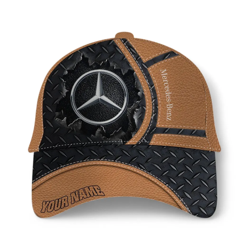 Mercedes Benz Classic Cap, Gift For Mercedes Benz Lovers, Gift For Him, Husband, Boyfriend - Brown CAR49021825050-3