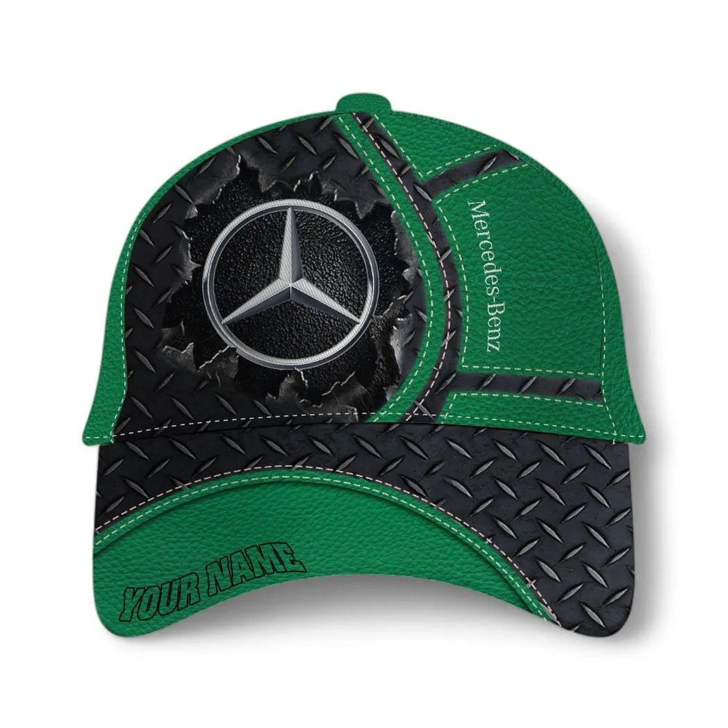 Mercedes Benz Classic Cap, Gift For Mercedes Benz Lovers, Gift For Him, Husband, Boyfriend - Green CAR49021825049-4