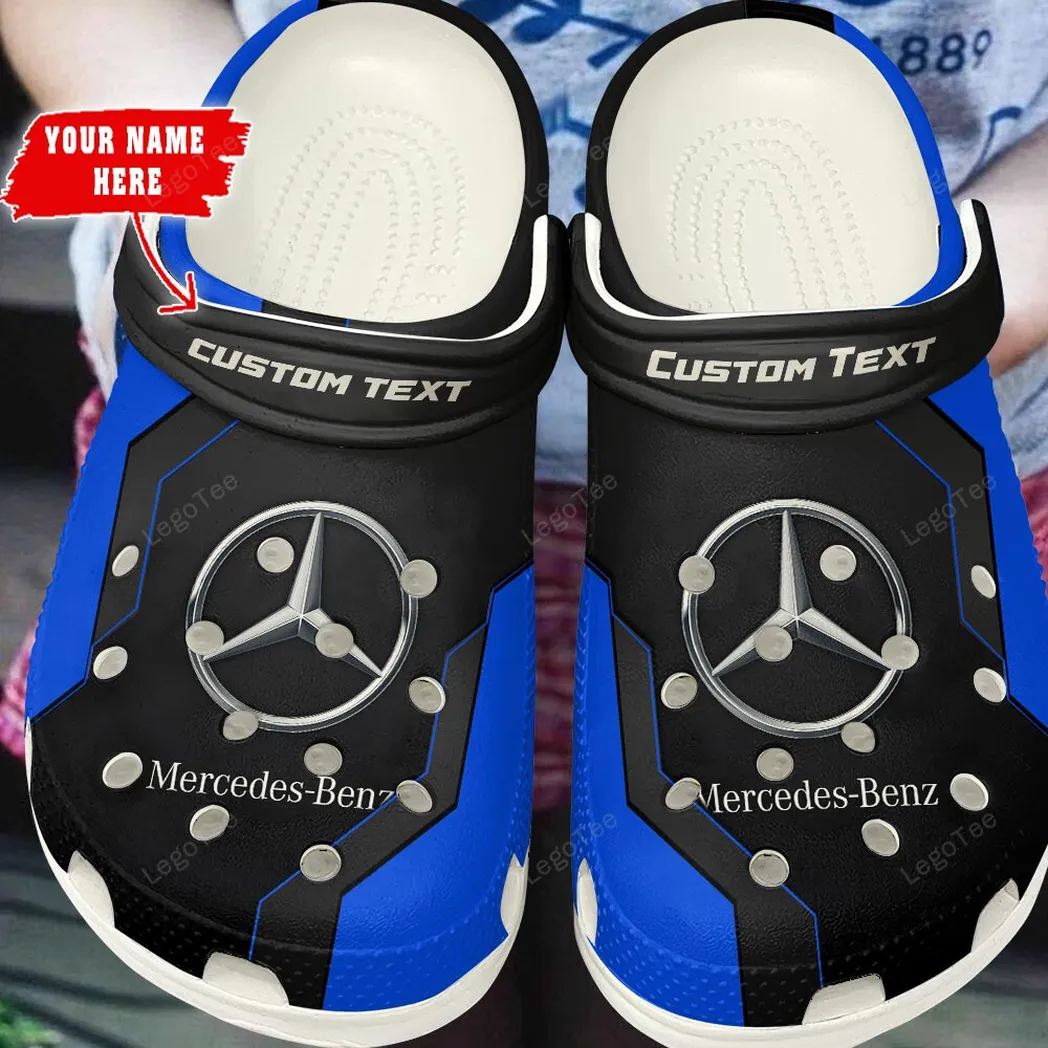 mercedes benz crocs gift for mercedes benz lovers gift for him husband boyfriend blue car140021225555 1 oscjh
