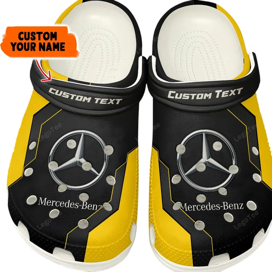mercedes benz crocs gift for mercedes benz lovers gift for him husband boyfriend yellow car140021225555 8