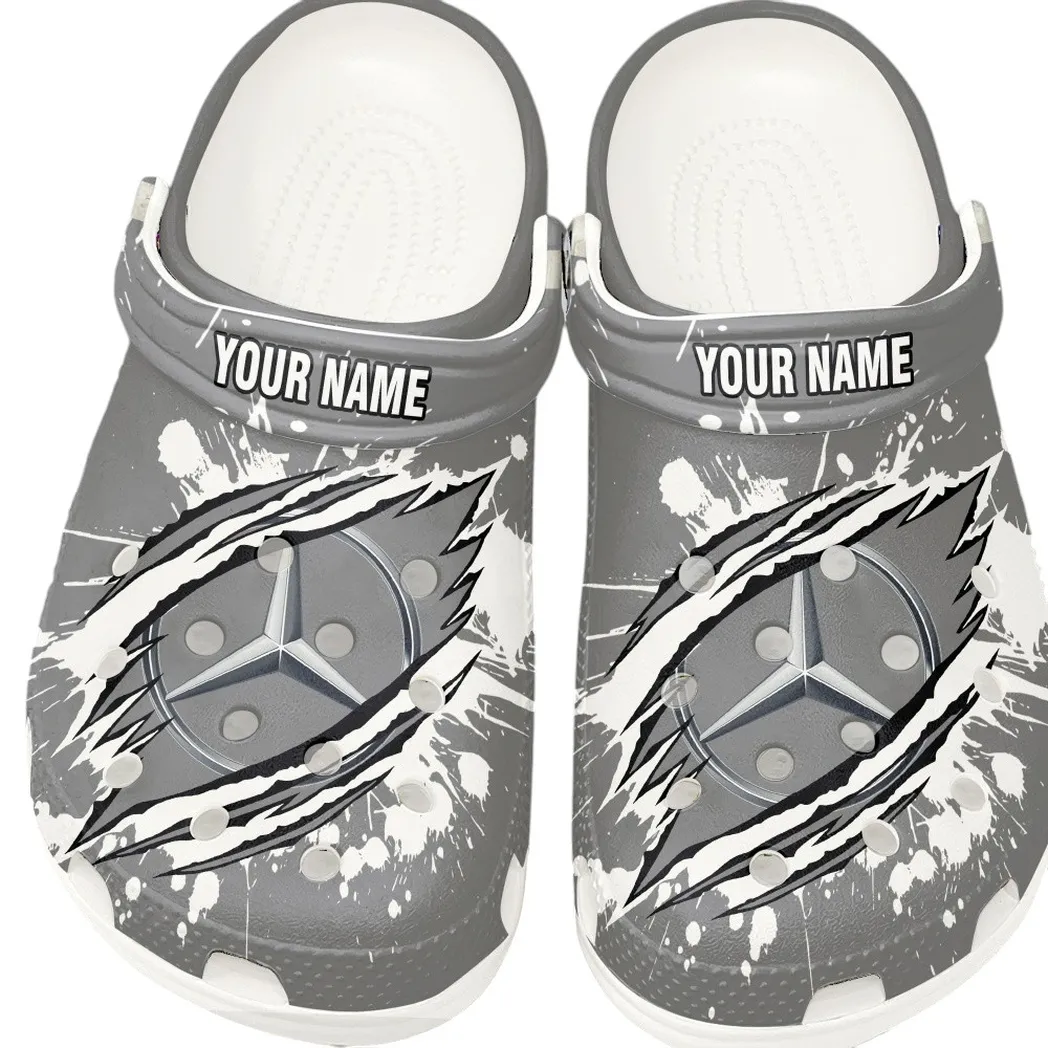 mercedes benz crocs gift for mercedes benz lovers gift for him husband boyfriend car15303042519 white aem5f