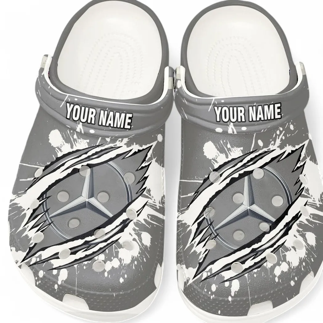 mercedes benz crocs gift for mercedes benz lovers gift for him husband boyfriend car5602192555 white bablm