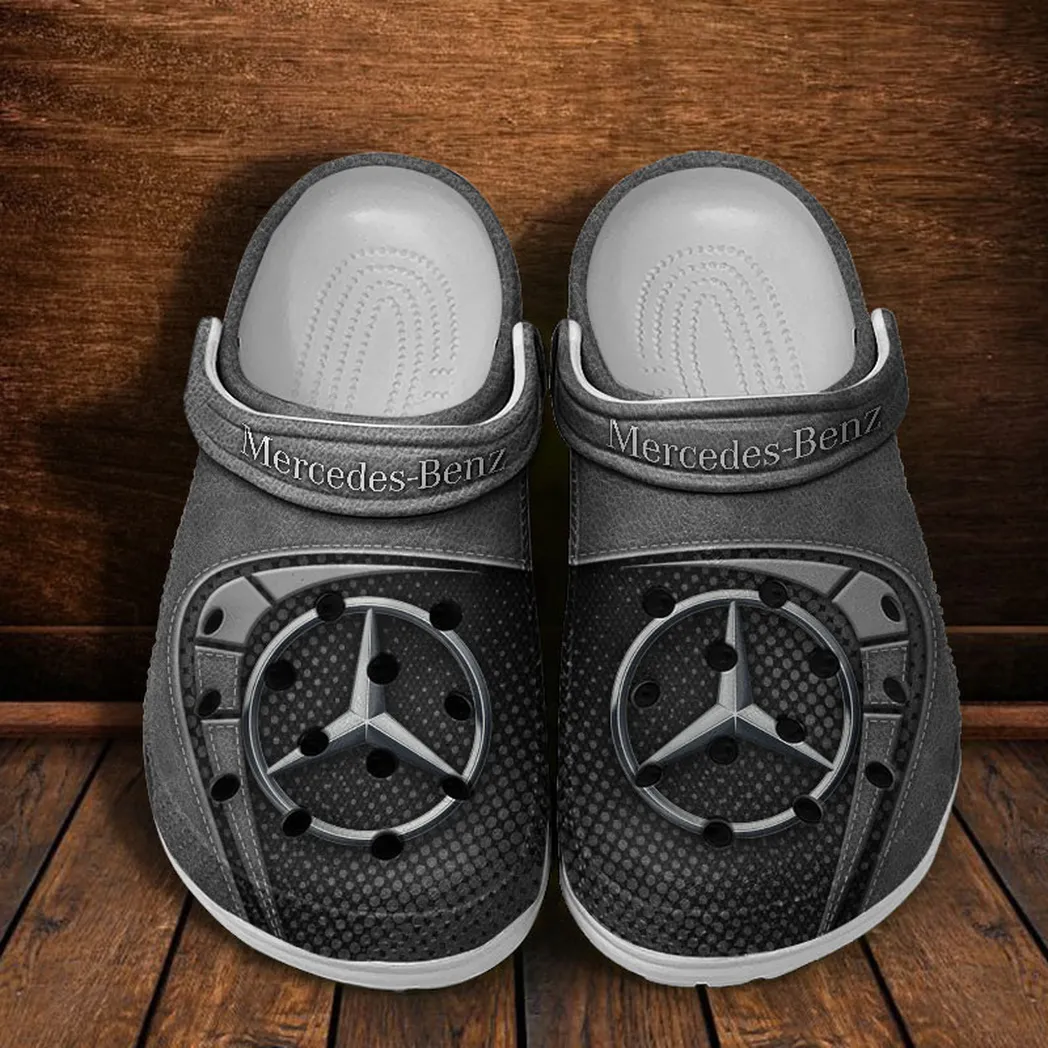 mercedes benz crocs sandals for men women gift for mercedes benz fan car177031425559 gray