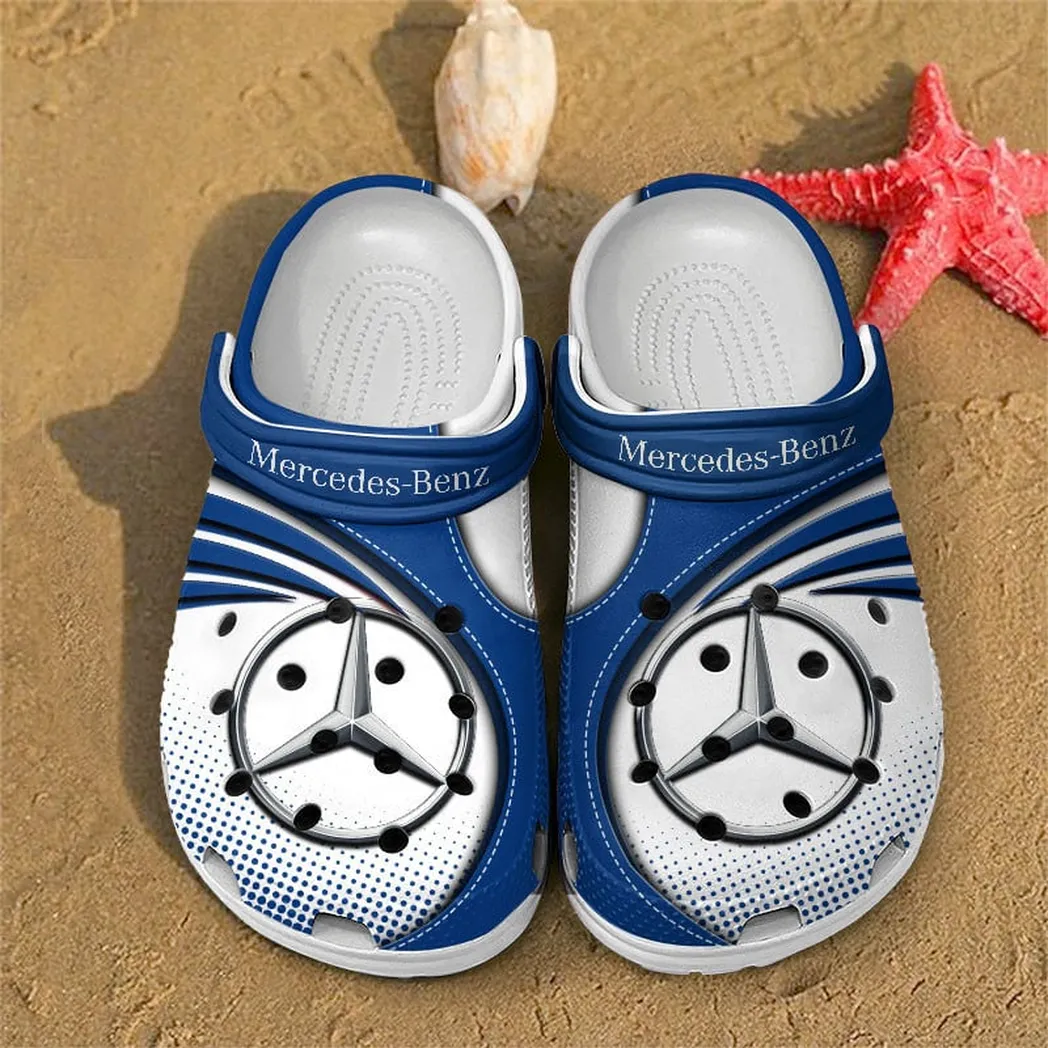 mercedes benz crocs sandals for men women gift for mercedes benz fan car181031525692 blue g458h