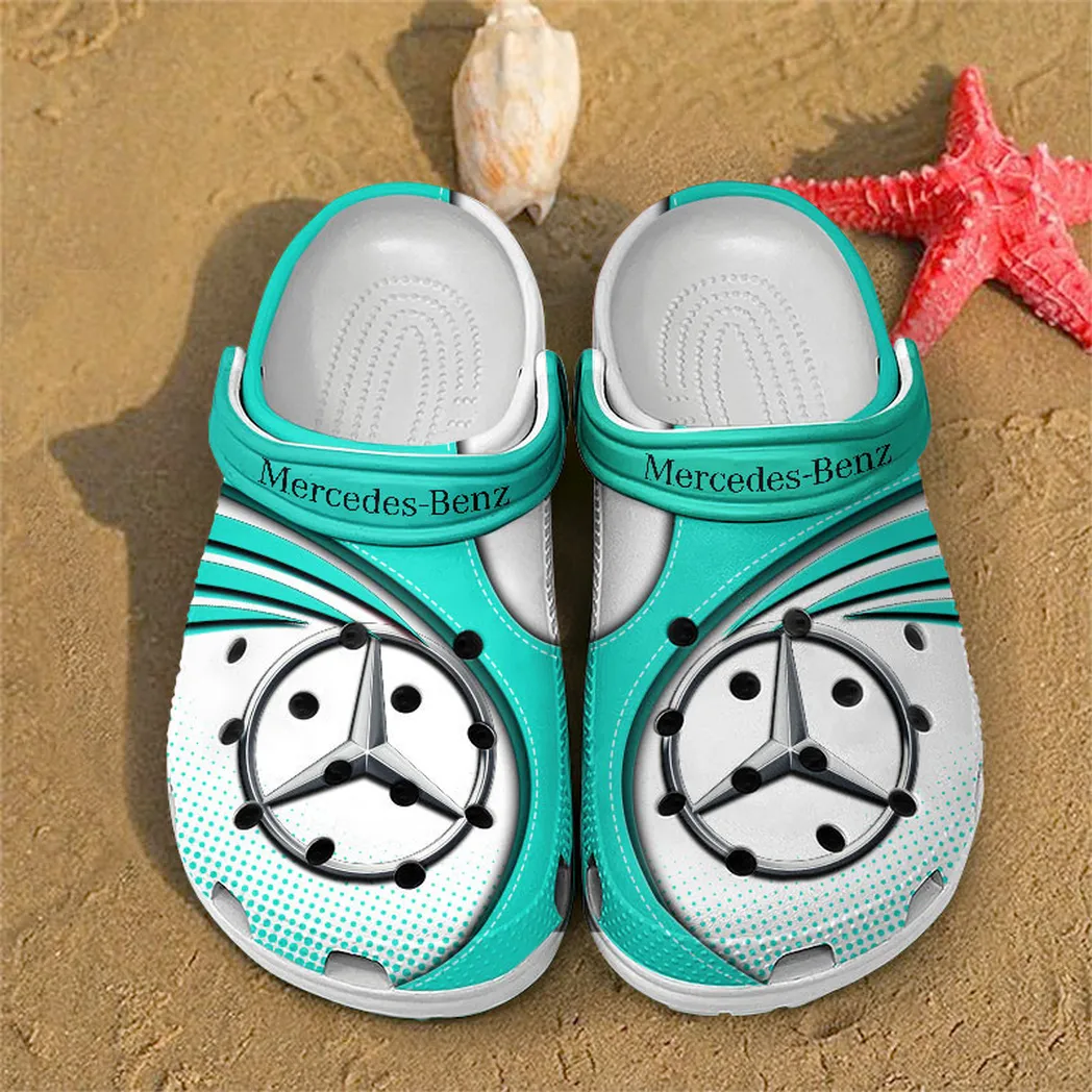mercedes benz crocs sandals for men women gift for mercedes benz fan car181031525692 cyan y4fq6