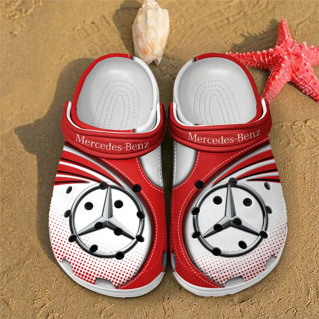mercedes benz crocs sandals for men women gift for mercedes benz fan car181031525692 red