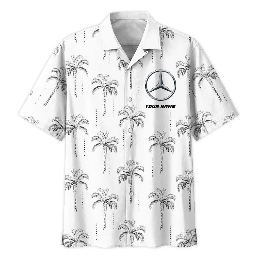 mercedes benz custom hawaiian shirt for men gift for mercedes benz fan car206031225924 zqhsm