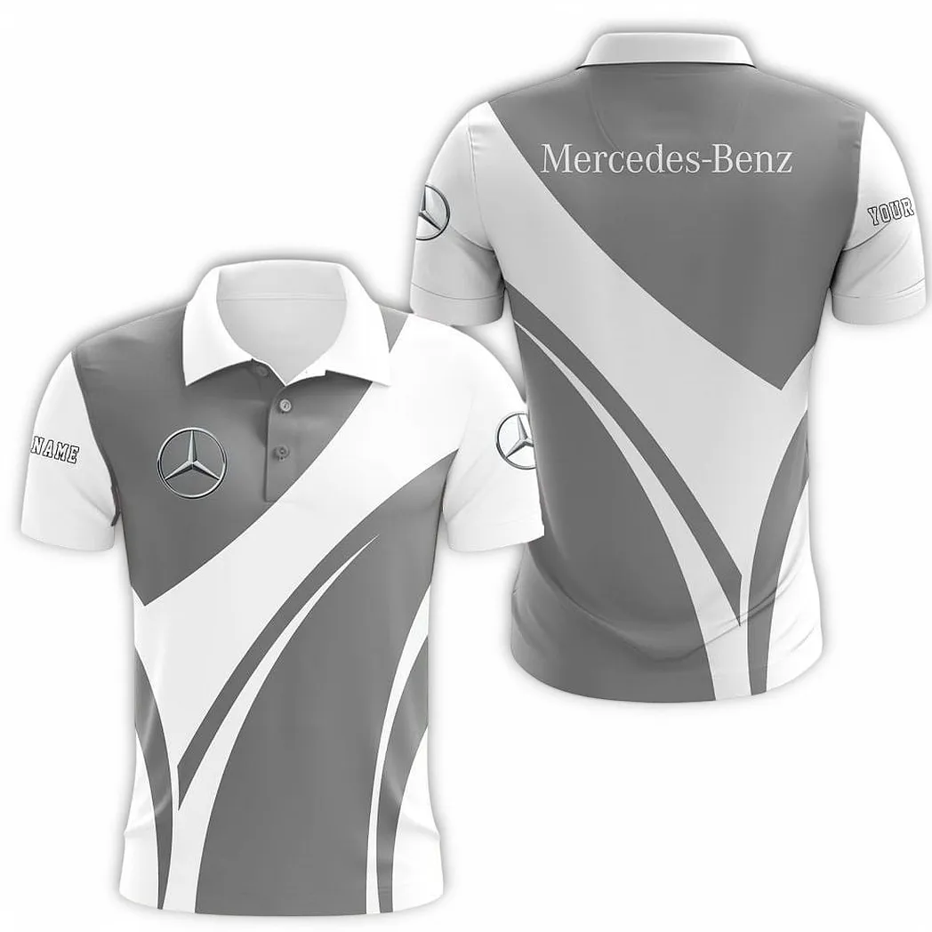 mercedes benz custom polo shirt gift for men him husband boyfriend car73021525679 2 fuhf9