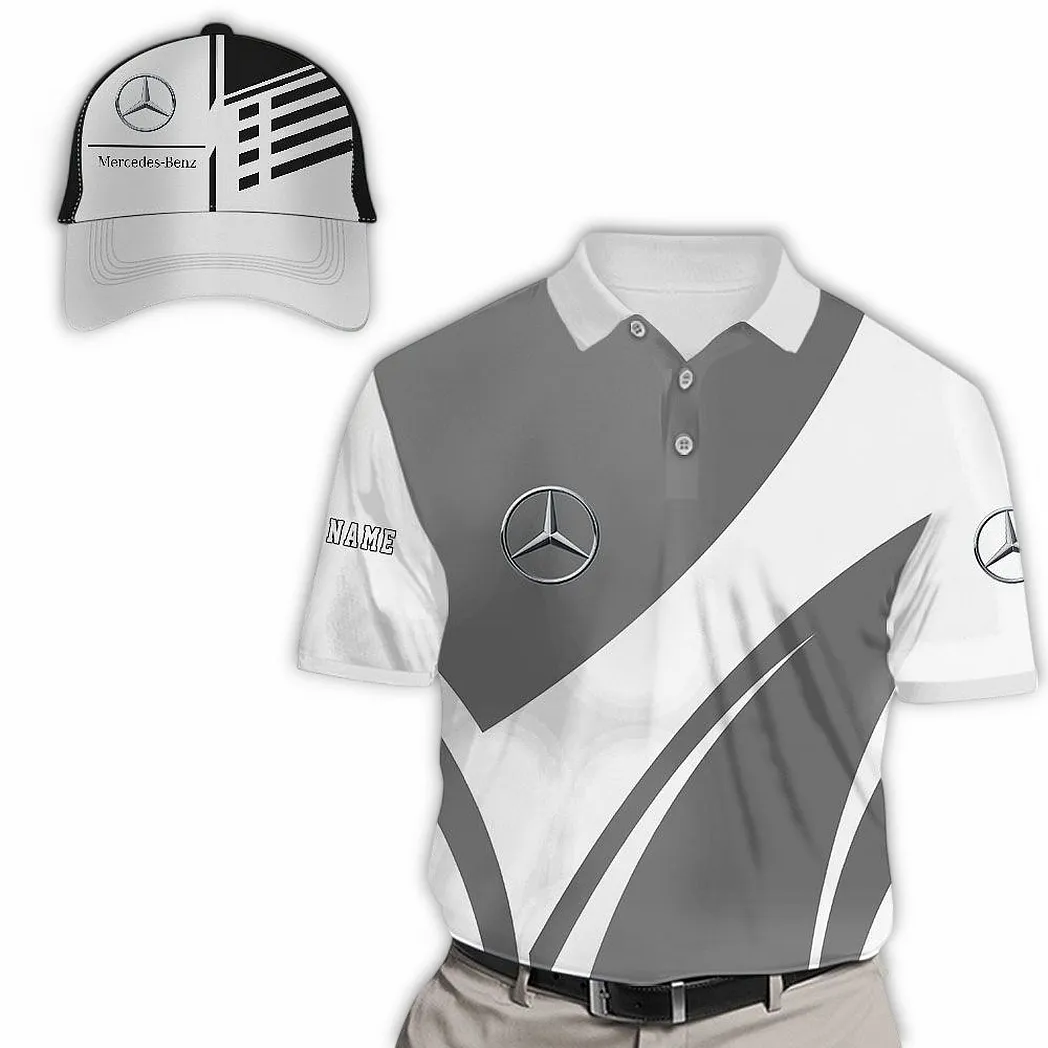 mercedes benz custom polo shirt gift for men him husband boyfriend car73021525679 2 skma1