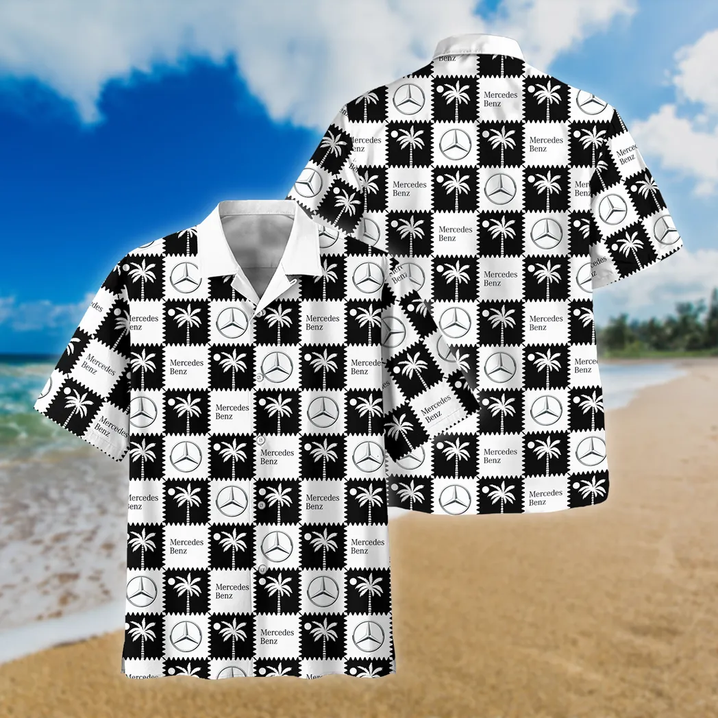 mercedes benz hawaiian shirt for men gift for mercedes benz lovers car200030725159 mzckn