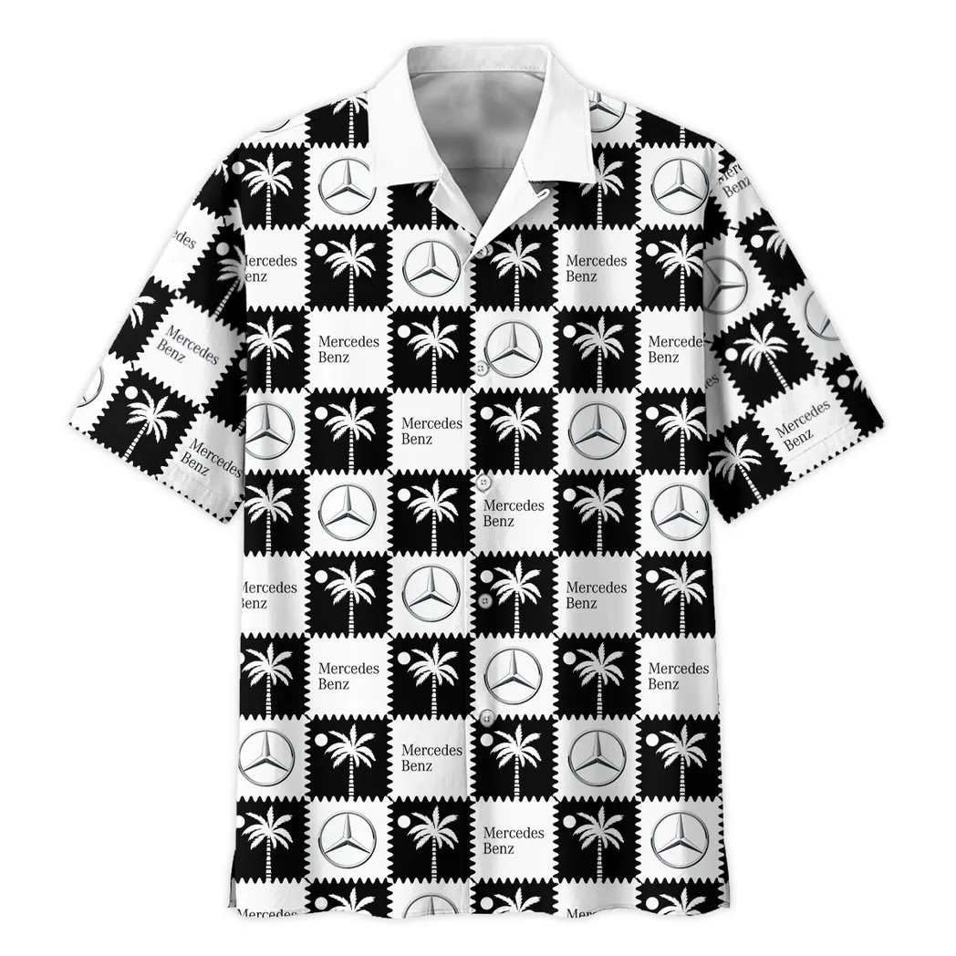 mercedes benz hawaiian shirt for men gift for mercedes benz lovers car200030725159 wmpey