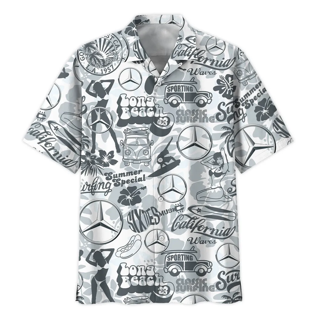 mercedes benz hawaiian shirt for men gift for mercedes benz lovers car201030725591 7aqjg