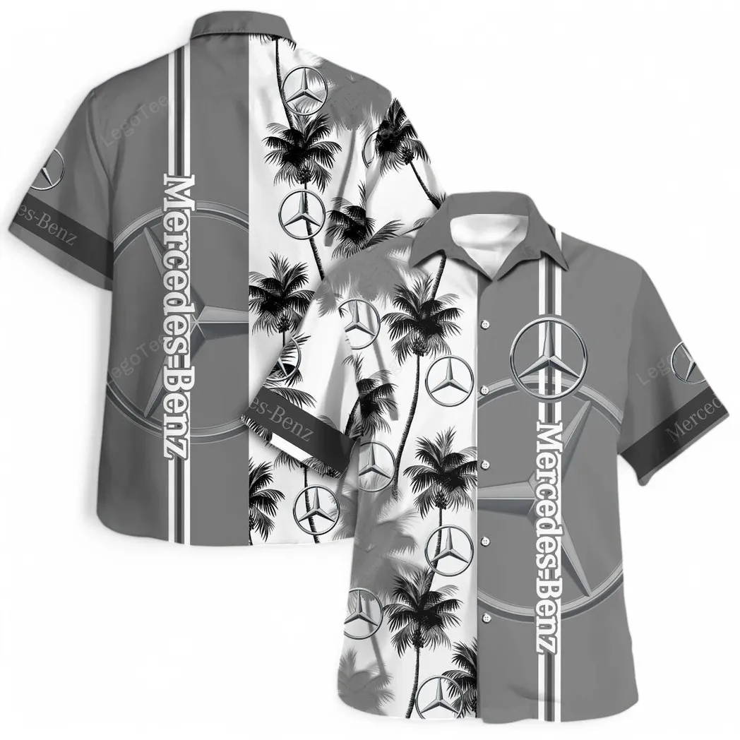 mercedes benz hawaiian shirt for men gift for mercedes benz lovers gift for him husband boyfriend car143021125001 hkqpk
