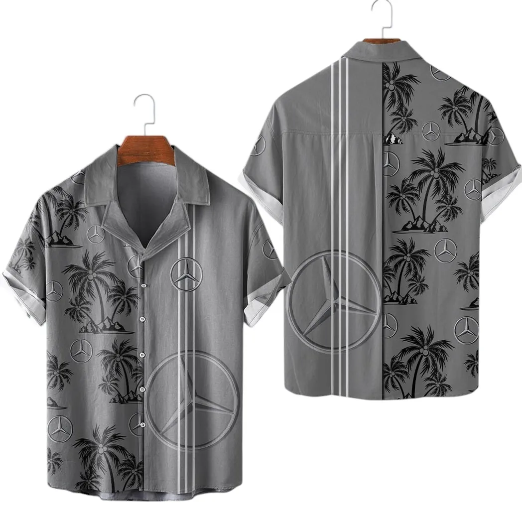 mercedes benz hawaiian shirt for men gift for mercedes benz lovers gift for him husband boyfriend car1600226041 bo0c7