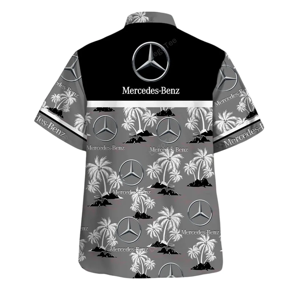 mercedes benz hawaiian shirt set for men gift for mercedes benz lovers gift for him husband boyfriend car144021125457 1 he818