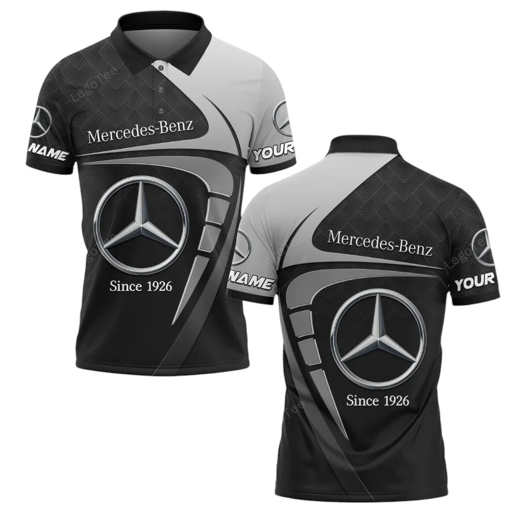 mercedes benz polo shirt gift for mercedes benz lovers gift for him husband boyfriend car11603032548 0whii