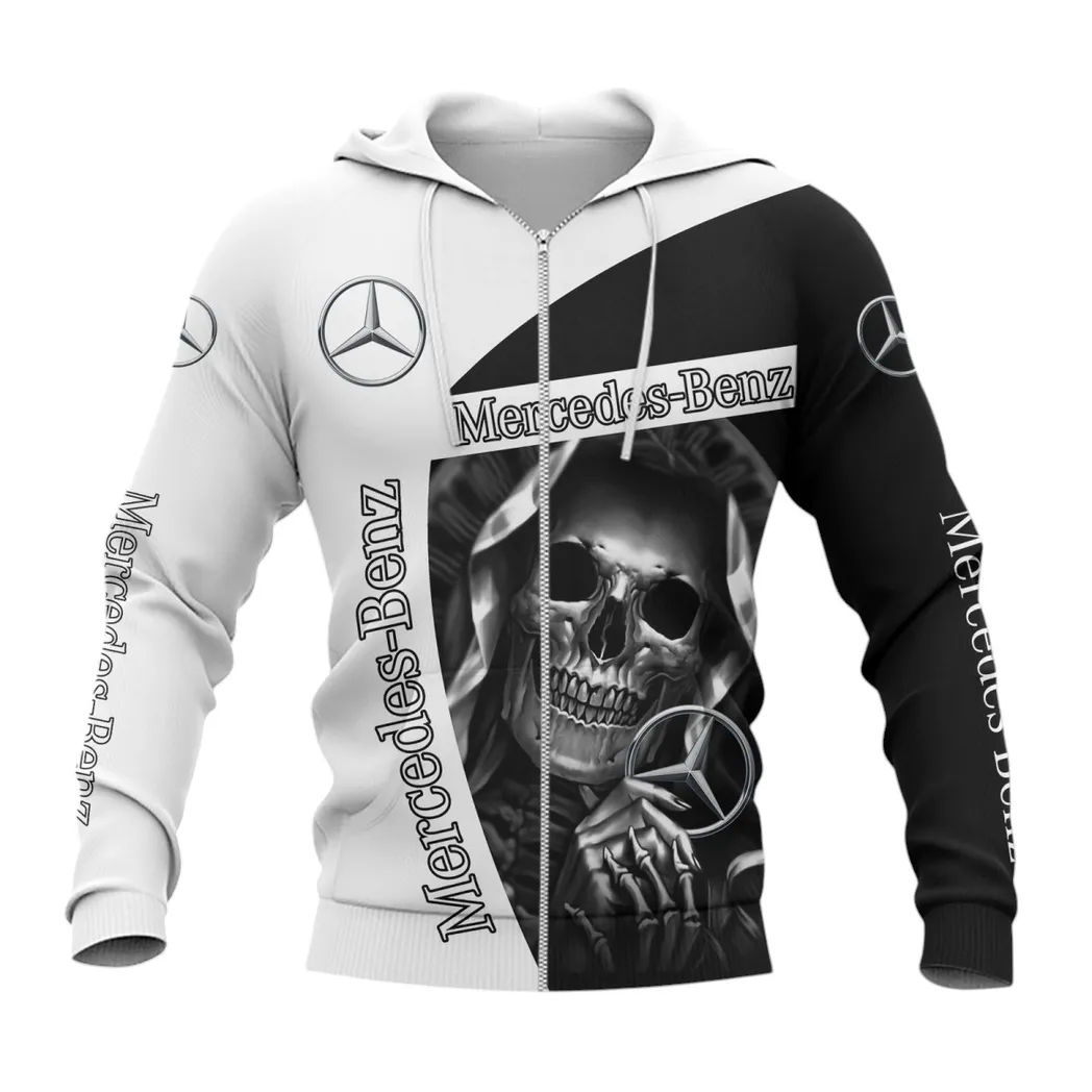 mercedes benz zipper hoodie gift for mercedes benz lovers gift for him husband boyfriend car6702212501 vjagb